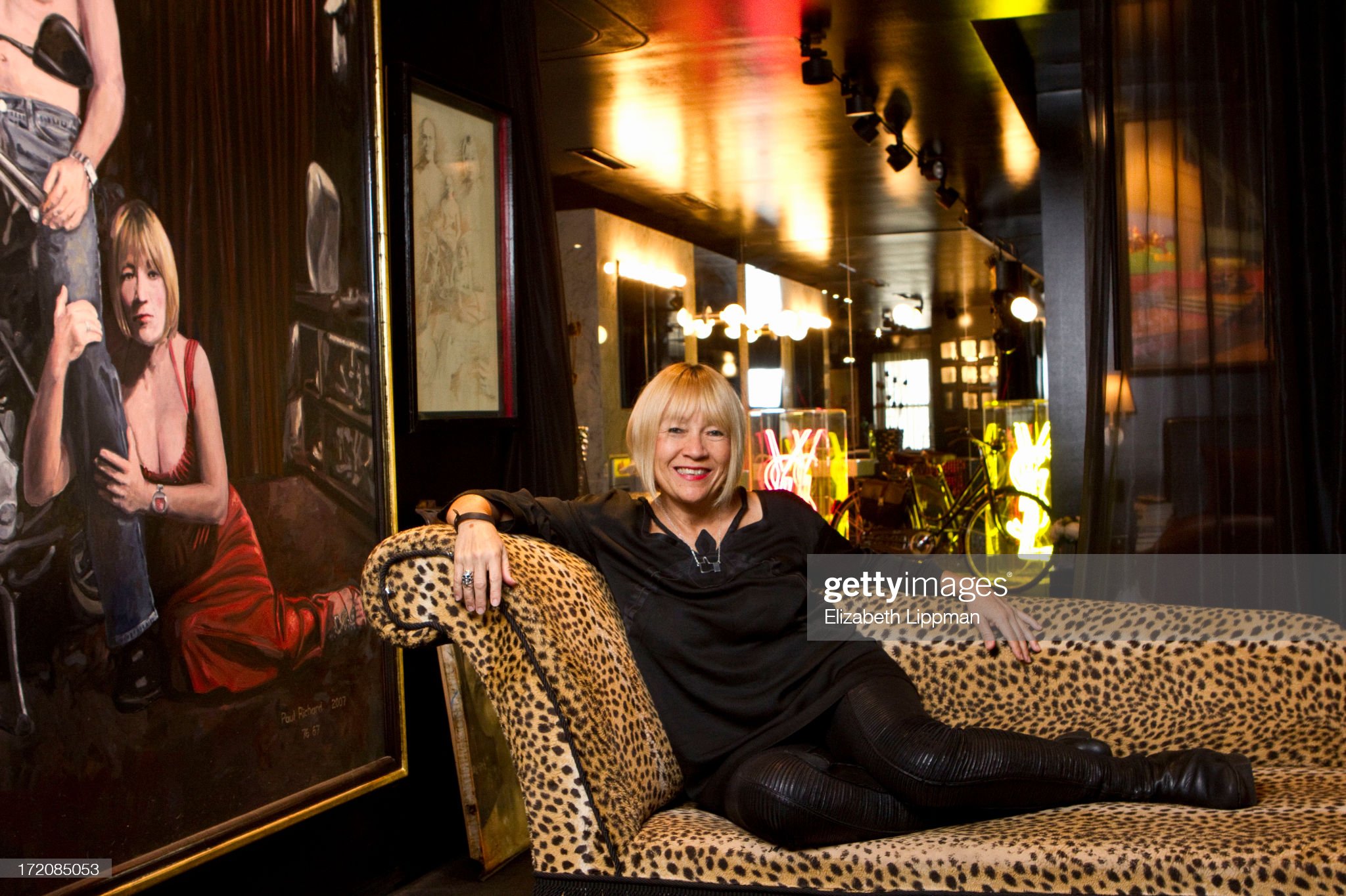 CIndy Gallop wearing the Ilike Pendant.